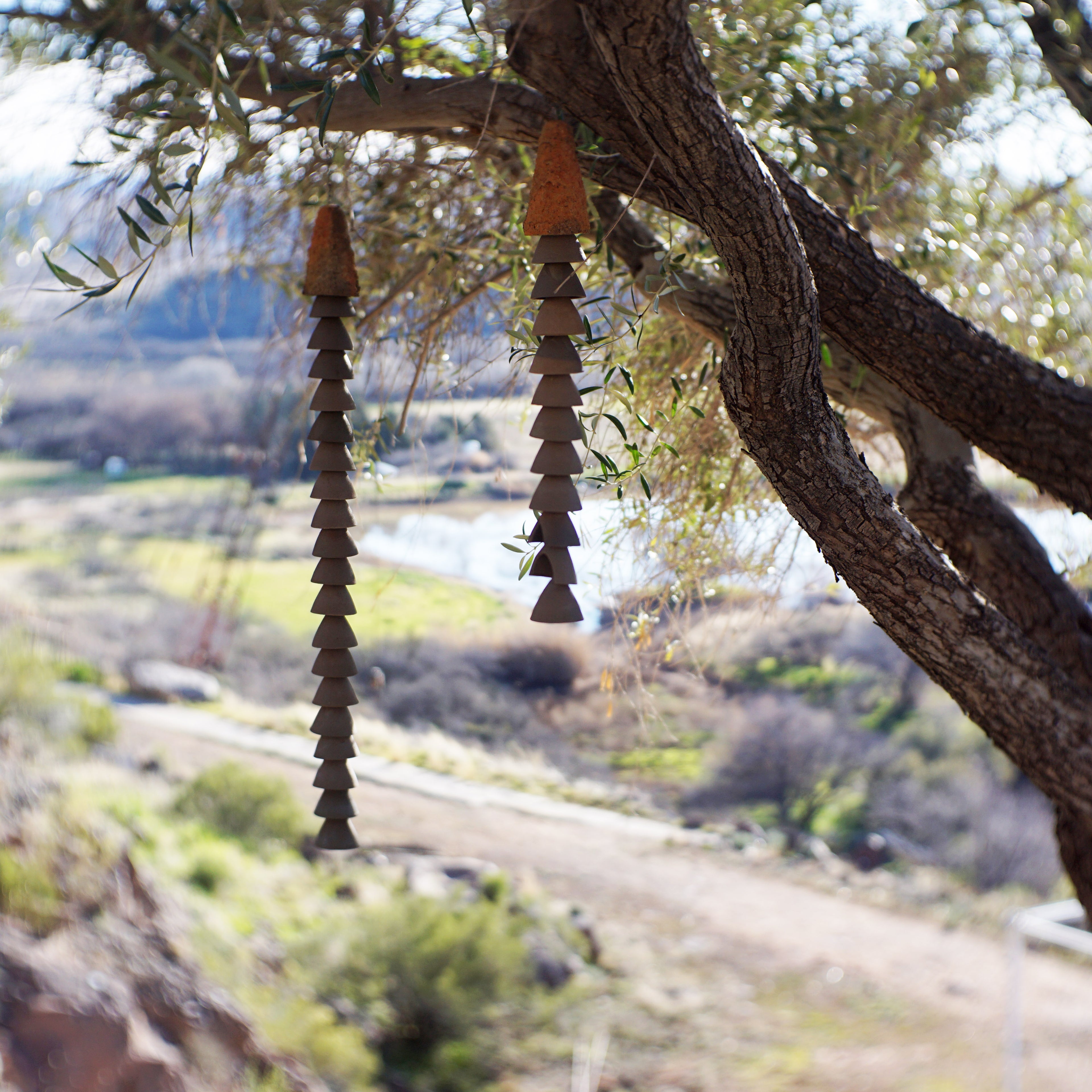 Bells of Arcosanti Short Dangle Earrings