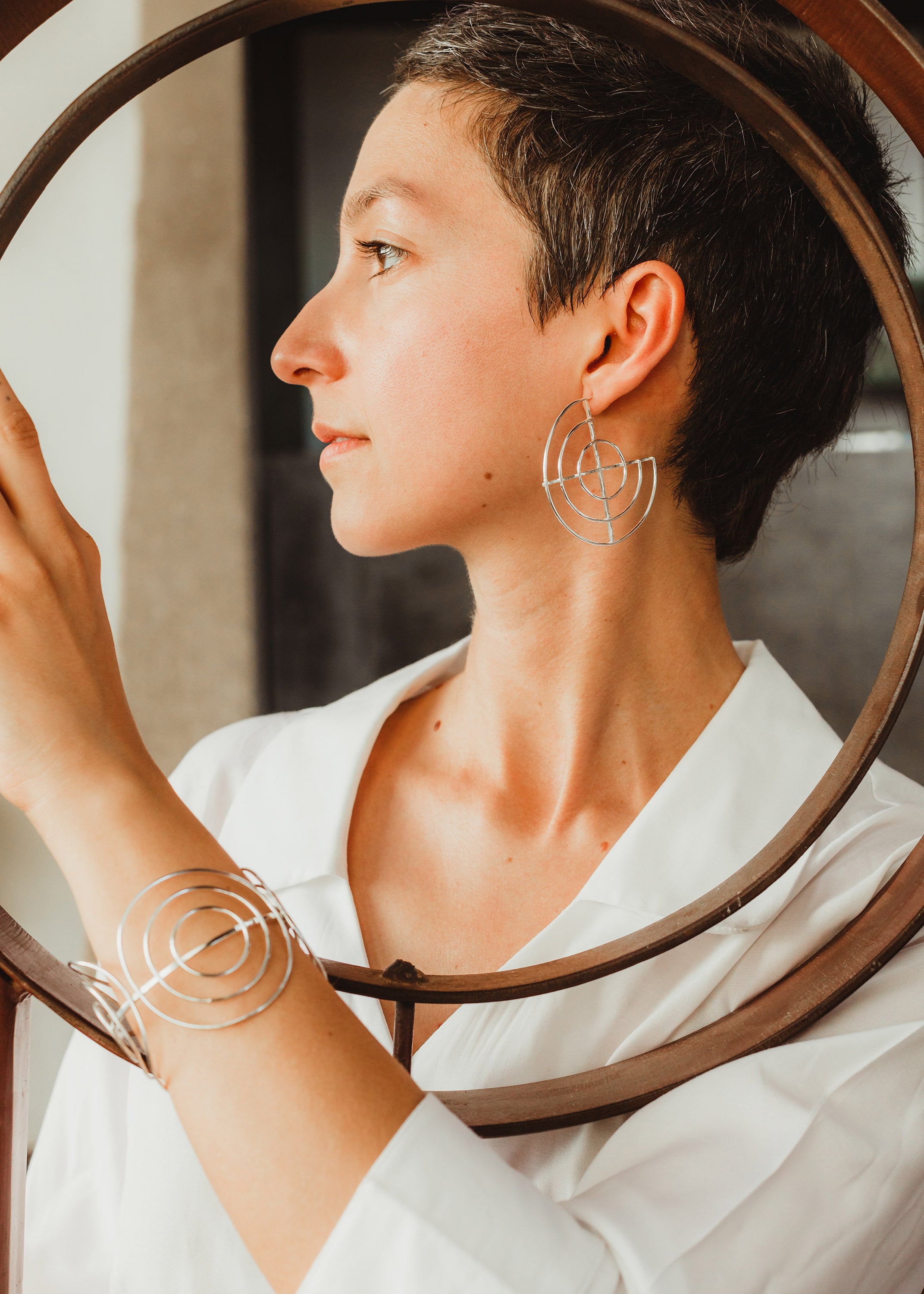 Makli Hoop Earrings