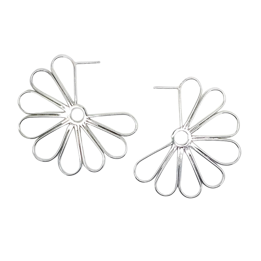 008: Large Windflower Hoops