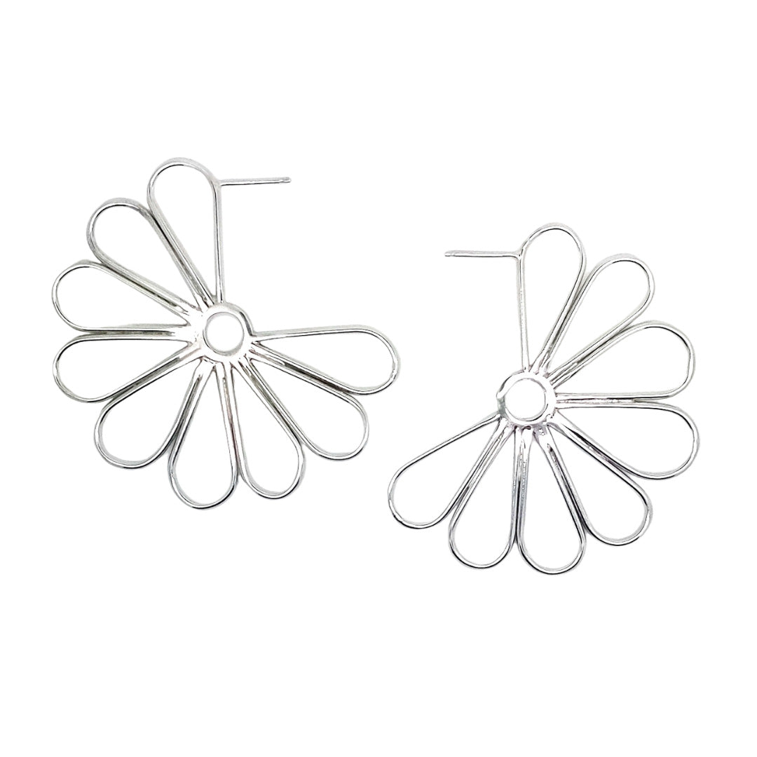 008: Large Windflower Hoops