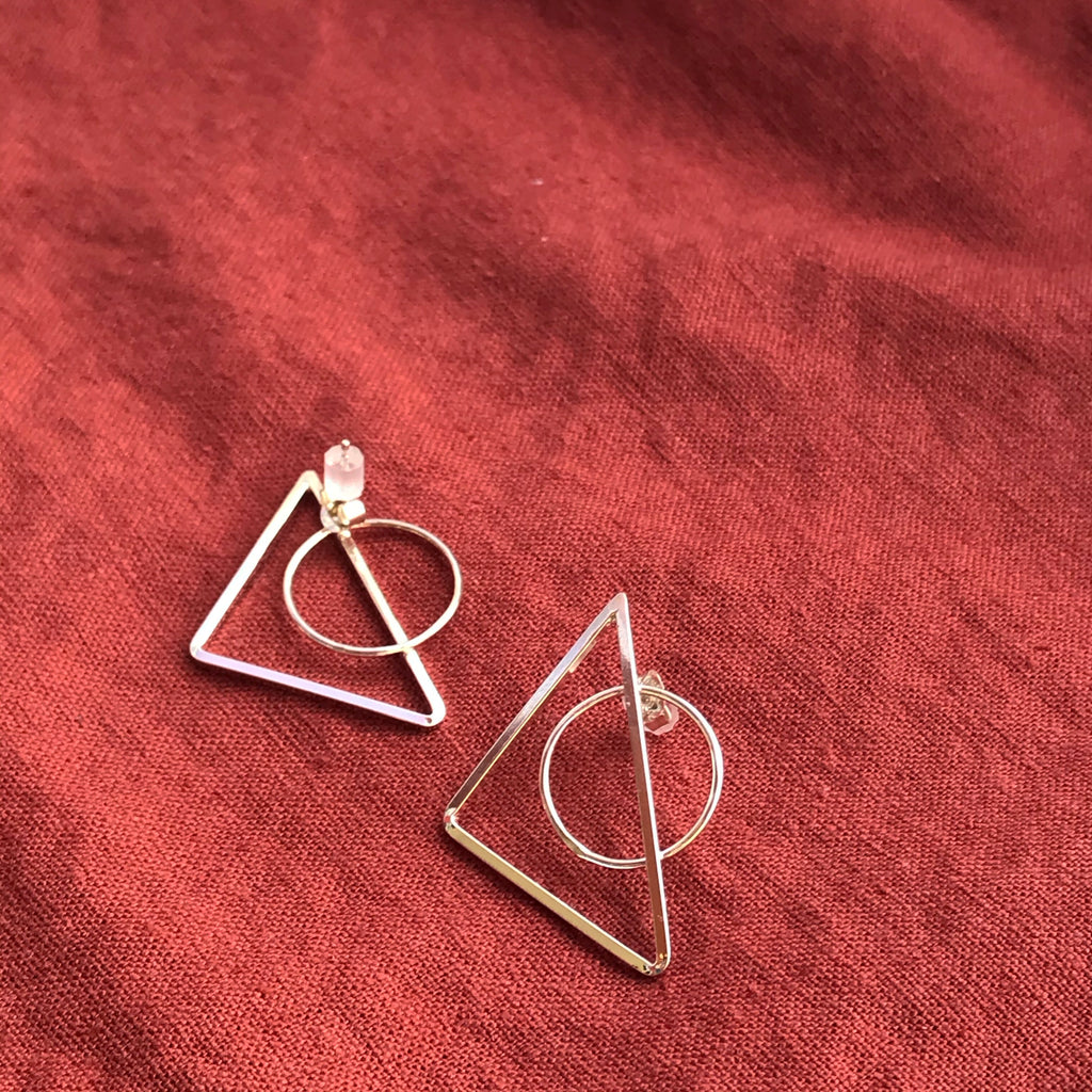 Rise Triangle Studs