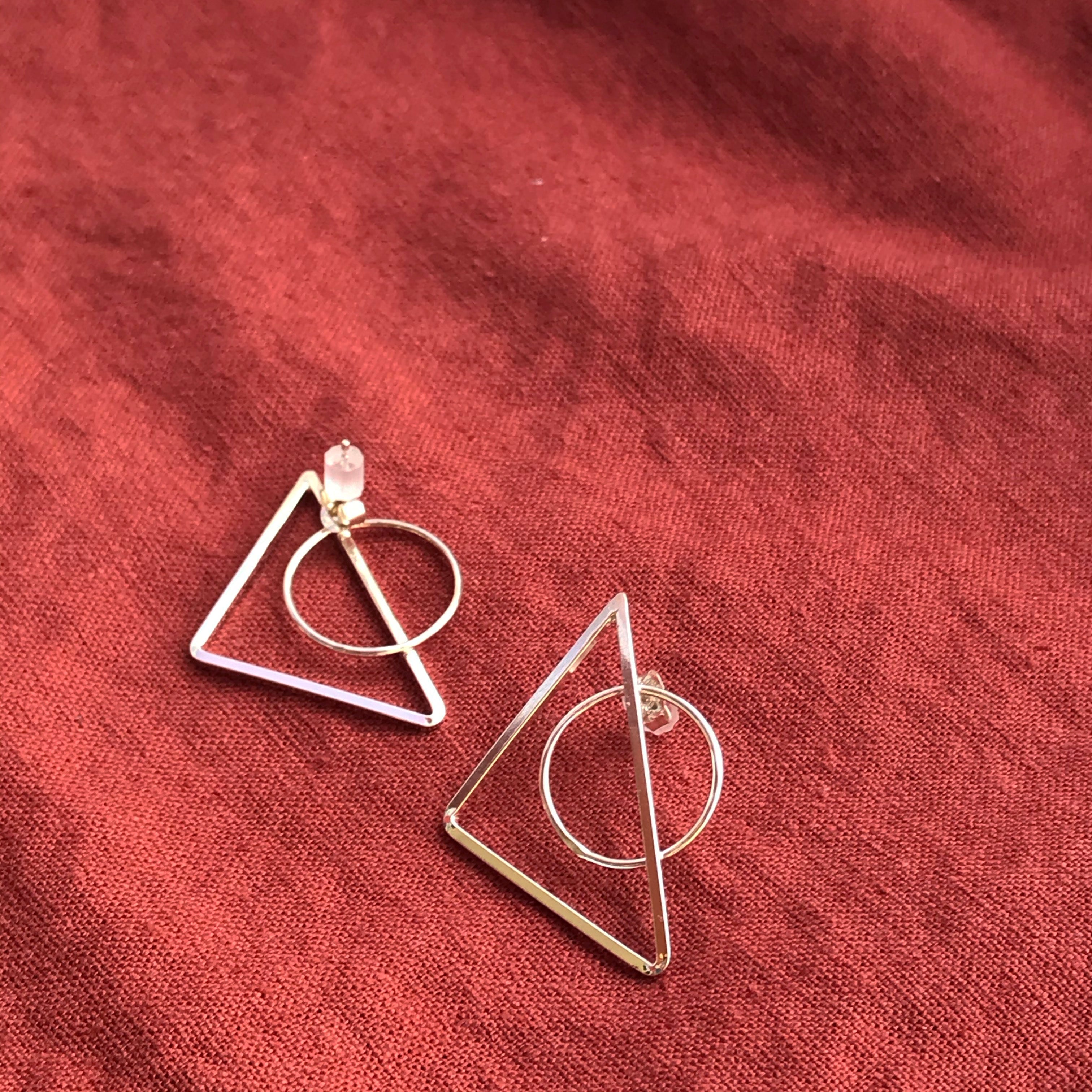 Rise Triangle Studs