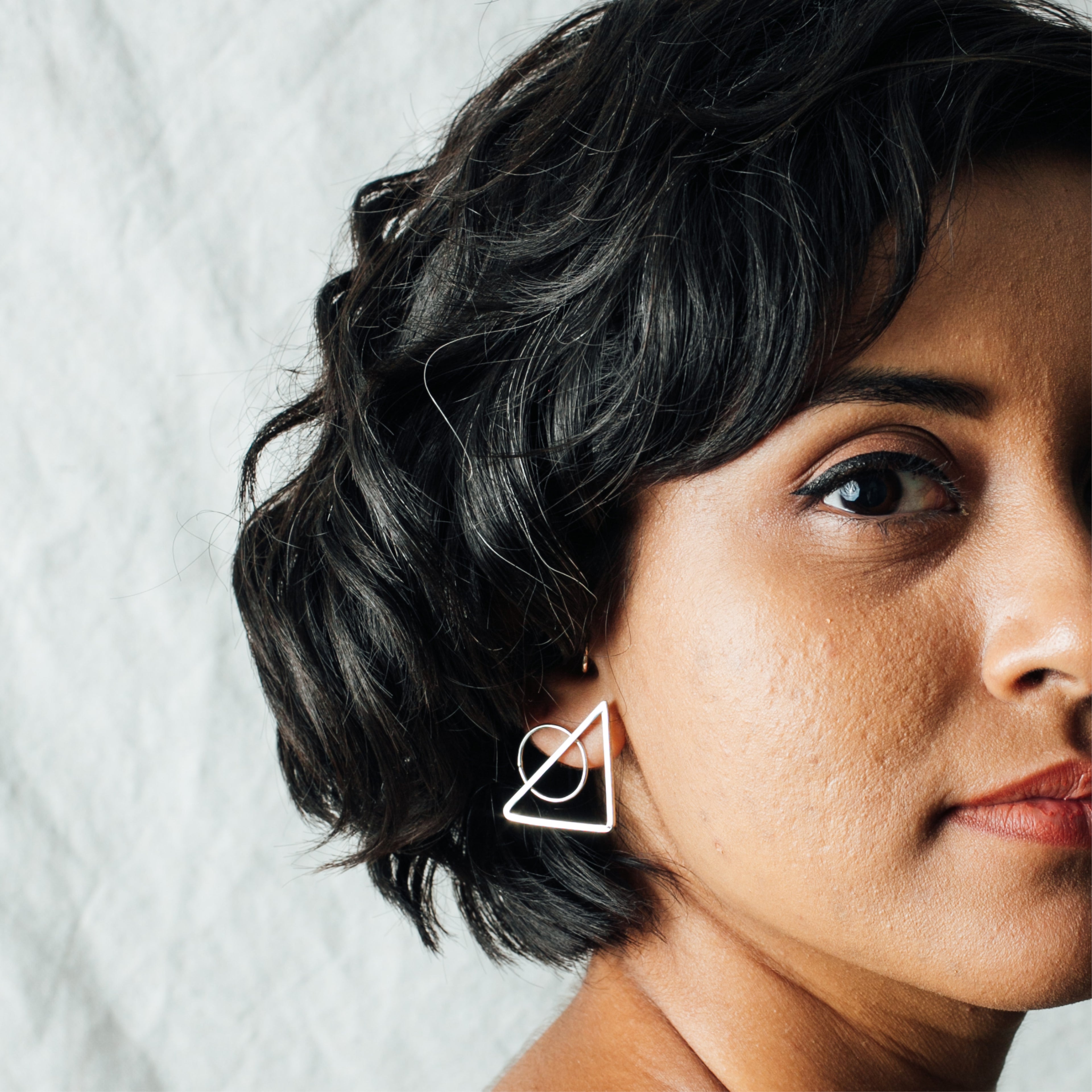 Rise Triangle Studs