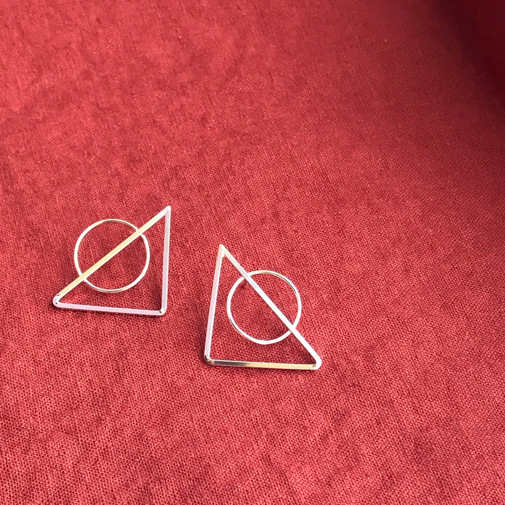 Rise Triangle Studs