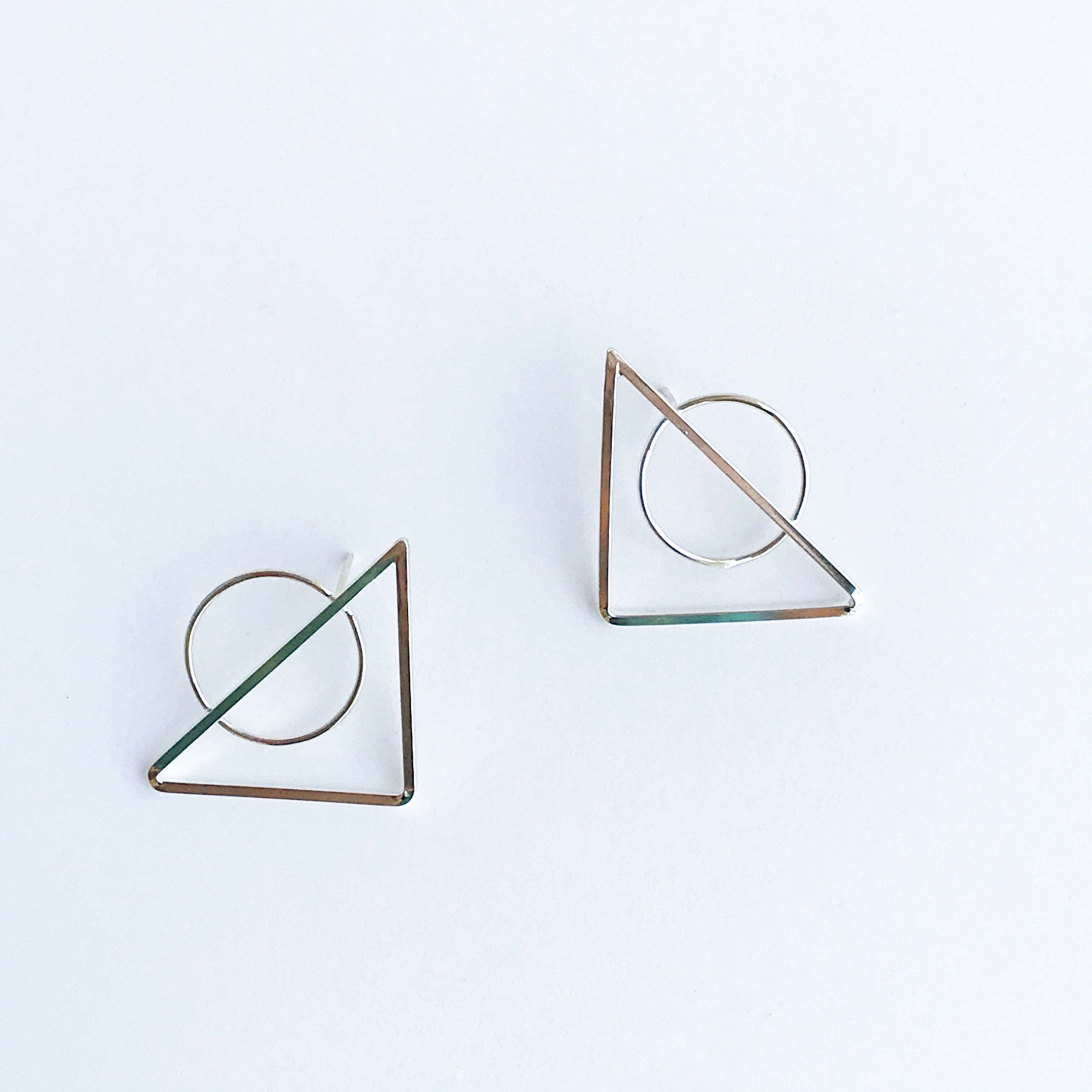 Rise Triangle Studs