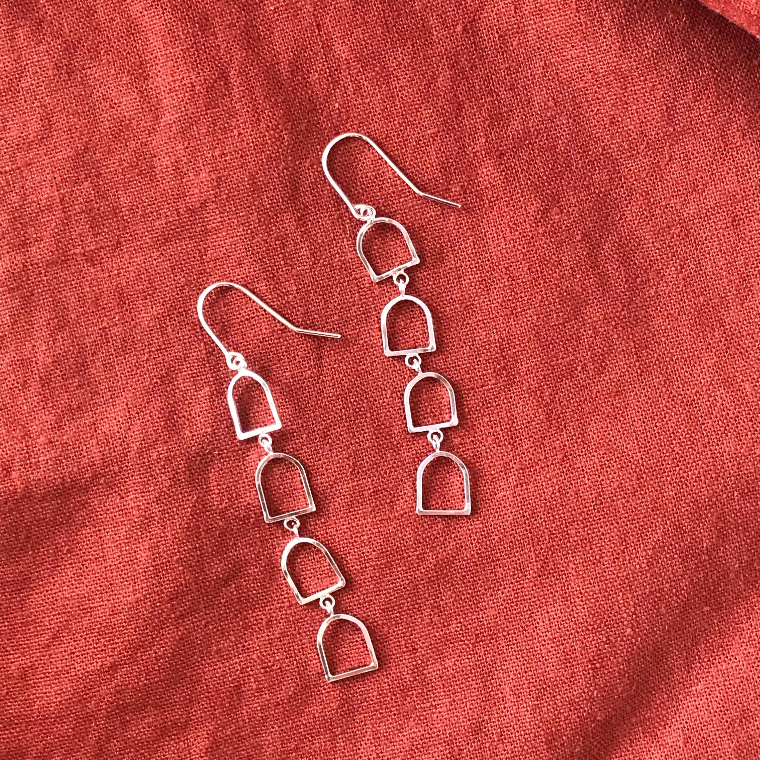 Bells of Arcosanti Short Dangle Earrings