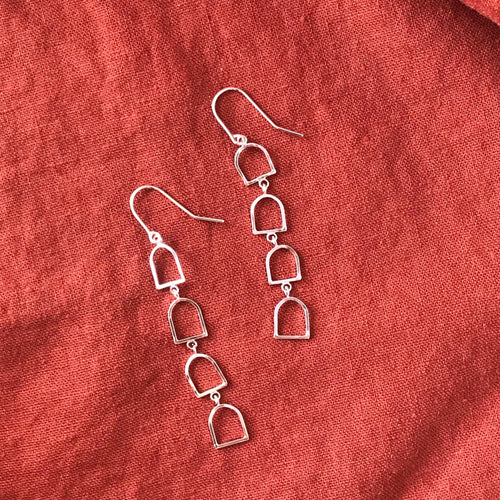 Bells of Arcosanti Short Dangle Earrings