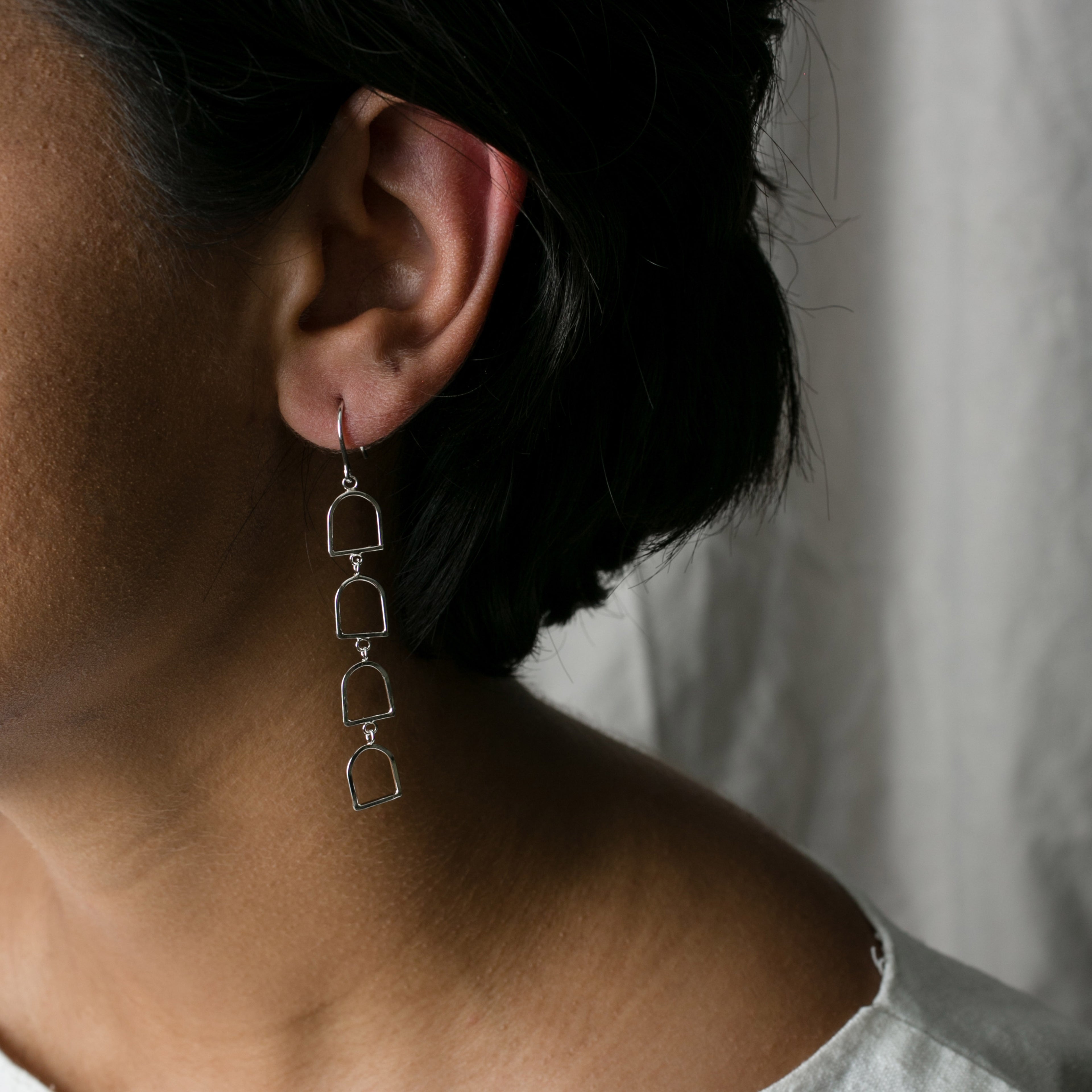 Bells of Arcosanti Short Dangle Earrings