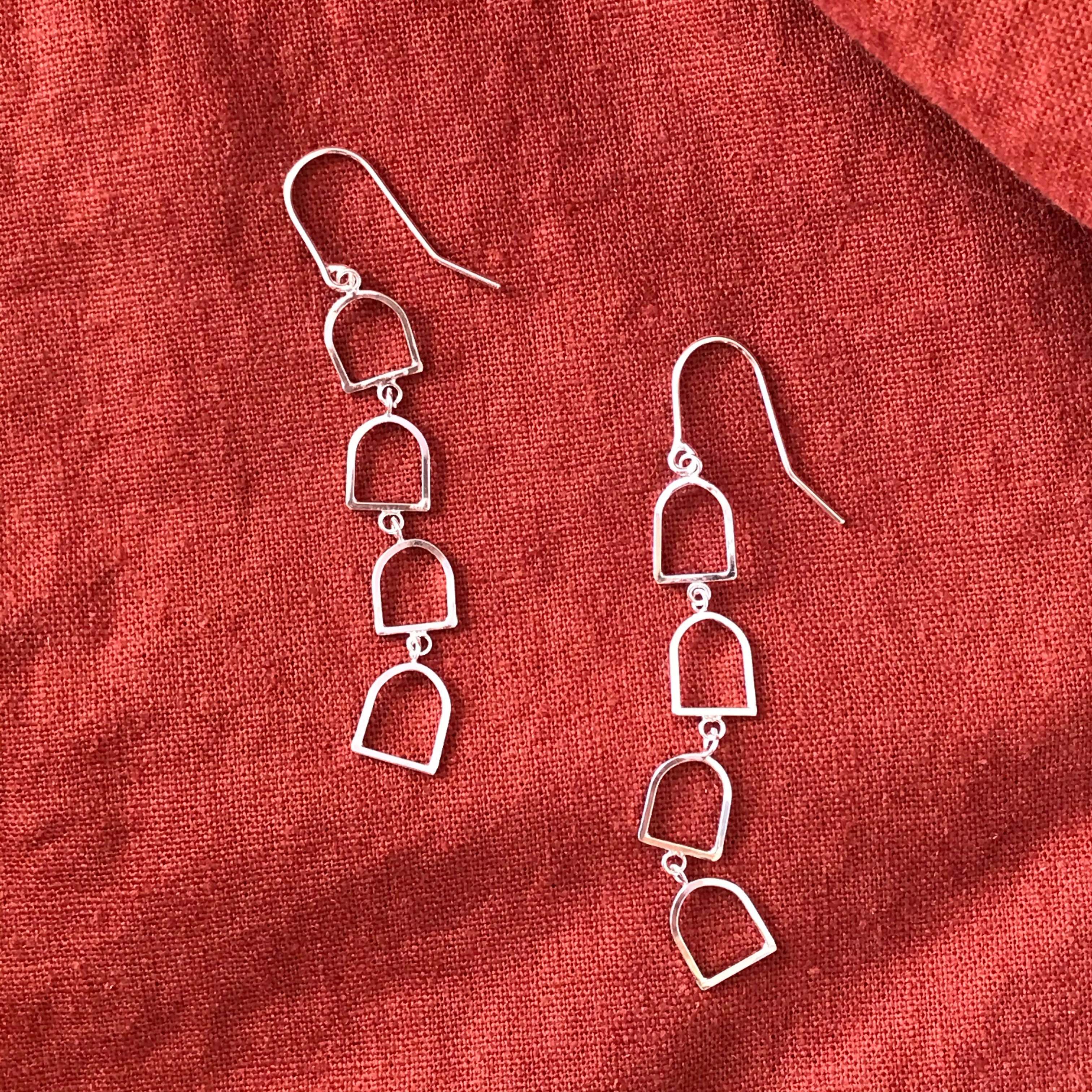 Bells of Arcosanti Short Dangle Earrings